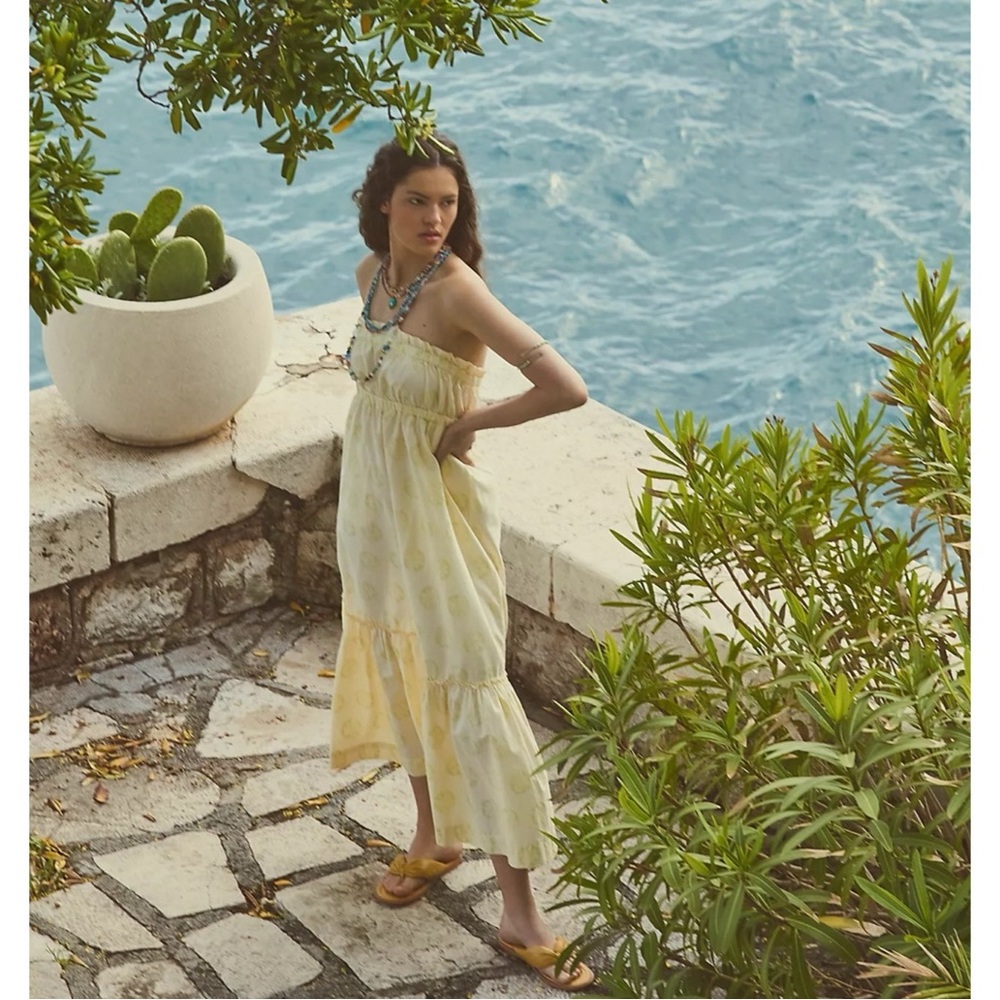 Free People Leanna Tub Dress in Ivory NWT SZ XL